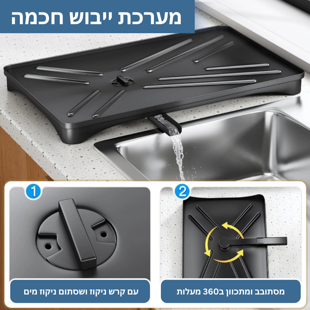 מתקן ייבוש כלים חכם